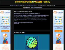 Tablet Screenshot of competitiemanager.net